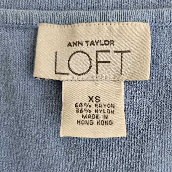 Ann Taylor Loft Cardigan & Sleeveless Top Set | Pre-Loved | XS | Bluish Gray - Picture 14 of 16